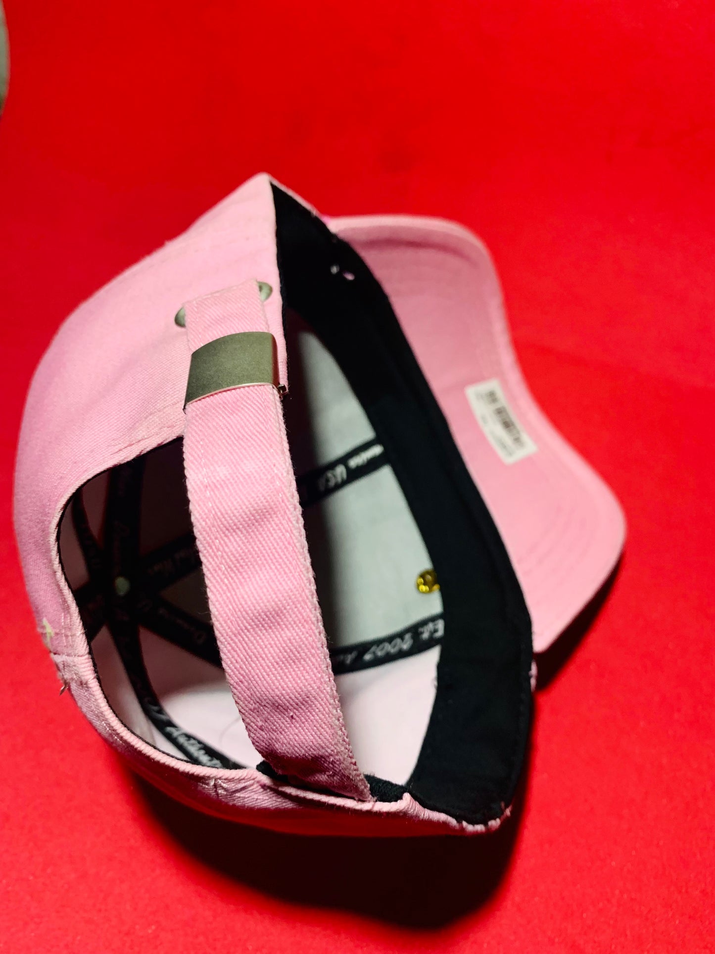RetrobyL pink baseball cap