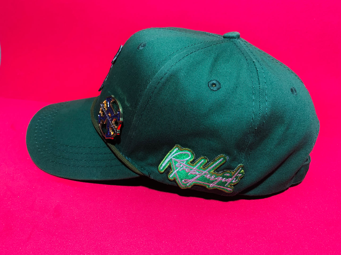 RetrobyL green baseball cap