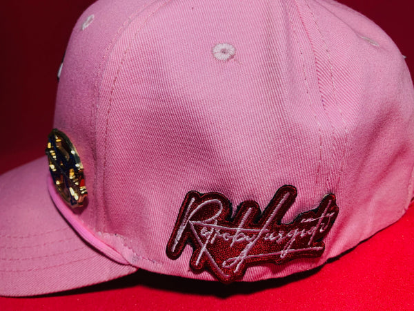 RetrobyL pink baseball cap