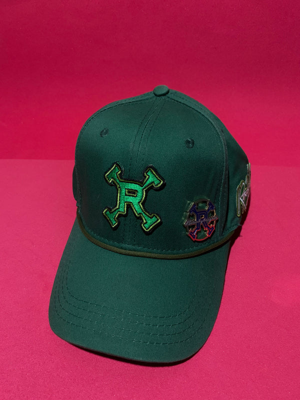 RetrobyL green baseball cap